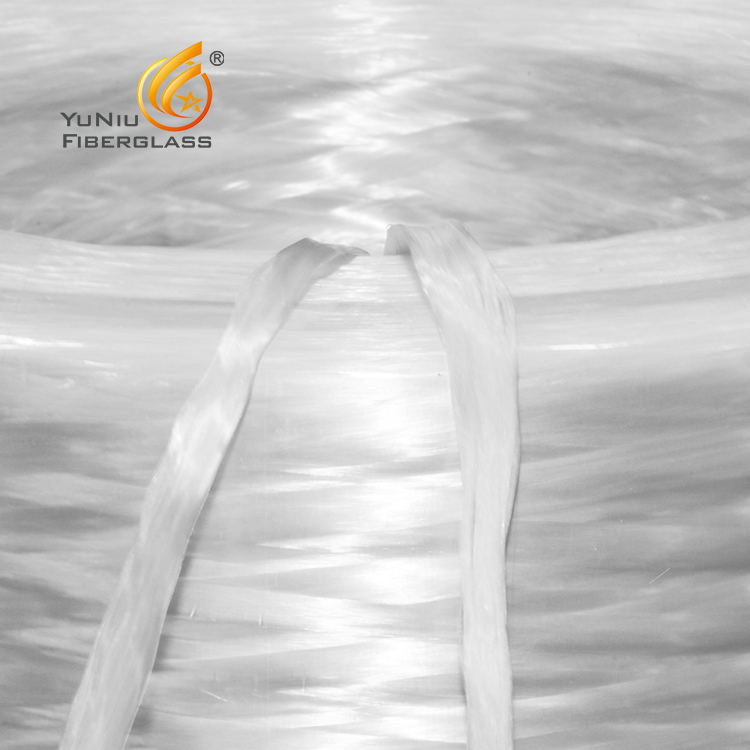 Mecha de fibra de vidro de enrolamento direto preço à saída da fábrica fibra de vidro 2400 tex mecha de mecha 