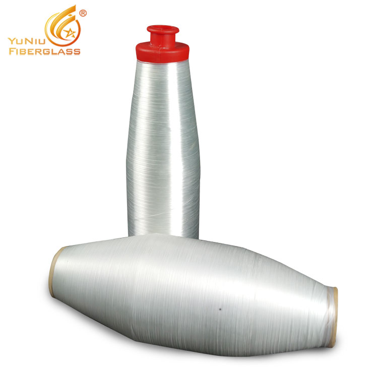 Fio de fibra de vidro G75 68tex barato 134 tex fio de fibra de vidro gesso para cobertor à prova de fogo