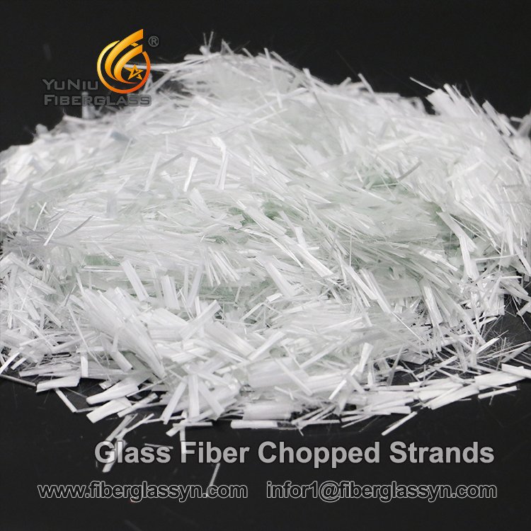 Fios picados de fibra de vidro zro2 16,5% de alta resistência mecânica para cimento 