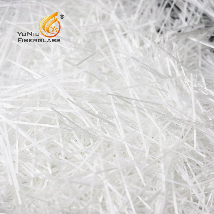 Fios picados de fibra de vidro de cimento de produção em massa ou fios cortados de fibra de vidro para GRC 