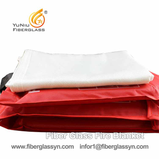 Cobertor resistente ao fogo de fibra de vidro 1,8*1,8M personalizado na China